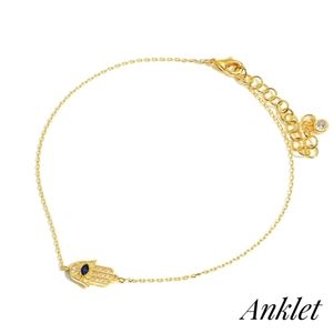 HAMSA ANKLE BRACELET